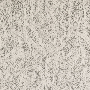 D2592 Paisley Coal upholstery fabric by the yard full size image