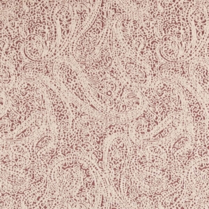 D2595 Paisley Crimson upholstery fabric by the yard full size image