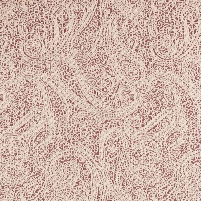 D2595 Paisley Crimson upholstery fabric by the yard full size image