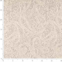 Image of D2596 Paisley Pewter showing scale of fabric