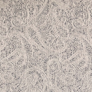 D2597 Paisley Navy upholstery fabric by the yard full size image