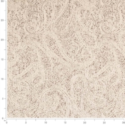 Image of D2598 Paisley Walnut showing scale of fabric