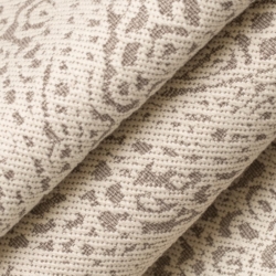 D2598 Paisley Walnut Upholstery Fabric Closeup to show texture