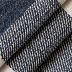 D2602 Buffalo Navy Upholstery Fabric Closeup to show texture