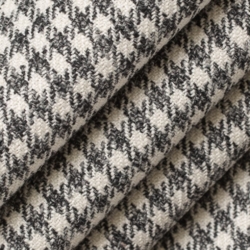 D2607 Check Coal Upholstery Fabric Closeup to show texture