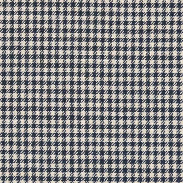 D2609 Check Navy upholstery fabric by the yard full size image