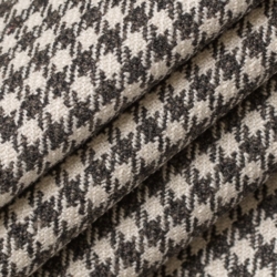 D2610 Check Walnut Upholstery Fabric Closeup to show texture