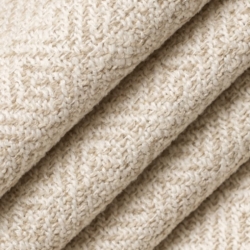 D2614 Greek Key Sand Upholstery Fabric Closeup to show texture