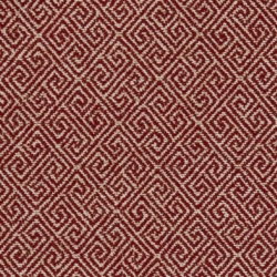 D2615 Greek Key Crimson upholstery fabric by the yard full size image