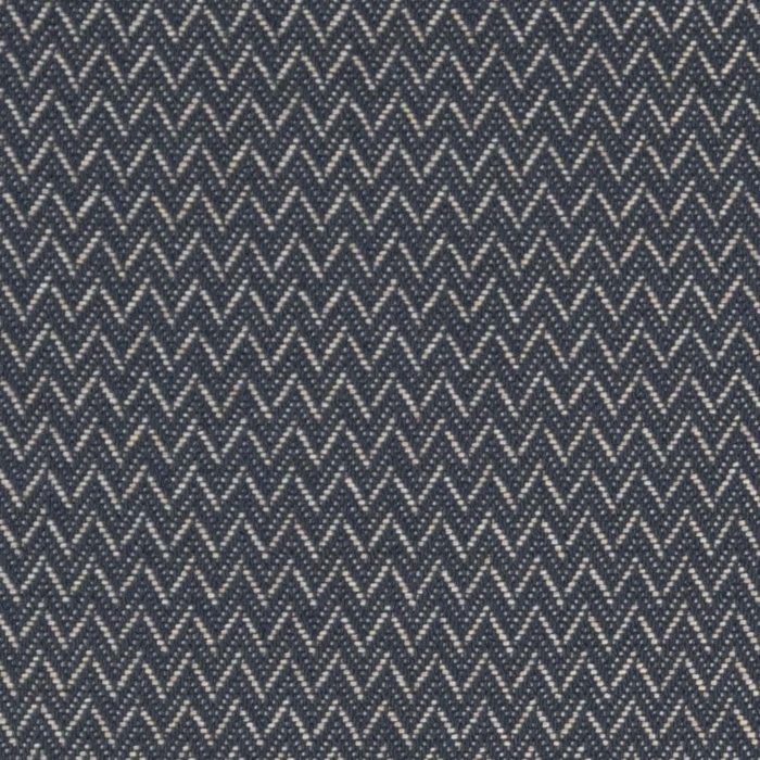 D2621 Chevron Navy upholstery fabric by the yard full size image