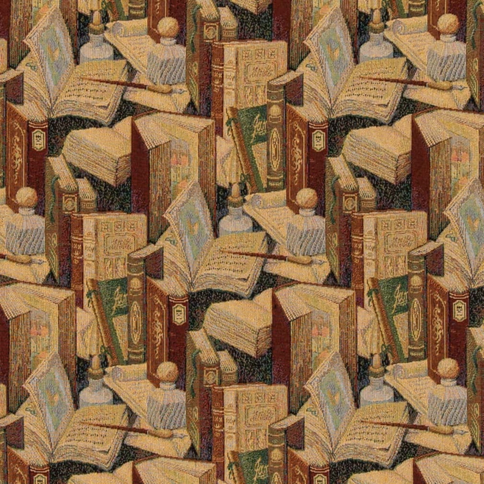 D2664 Library upholstery fabric by the yard full size image