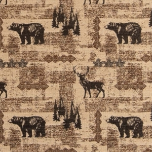 D2673 Woodland upholstery fabric by the yard full size image