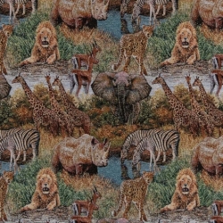 D2678 Wild upholstery fabric by the yard full size image
