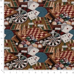 Image of D2683 Casino showing scale of fabric