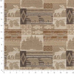 Image of D2687 Moose Neutral showing scale of fabric