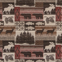 D2688 Moose Currant upholstery fabric by the yard full size image