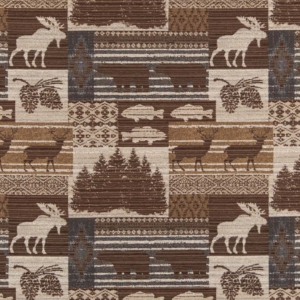 D2689 Moose Slate upholstery fabric by the yard full size image