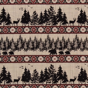 D2692 Forest Crimson upholstery fabric by the yard full size image
