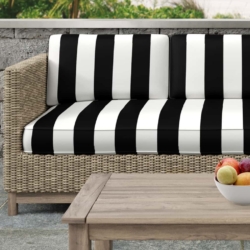 D2702 Ebony fabric upholstered on furniture scene