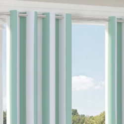 D2704 Pool drapery fabric on window treatments