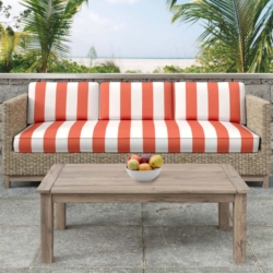D2707 Watermelon fabric upholstered on furniture scene