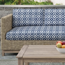 D2711 Denim fabric upholstered on furniture scene