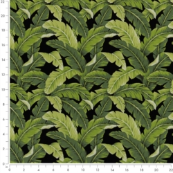 Image of D2715 Rainforest showing scale of fabric