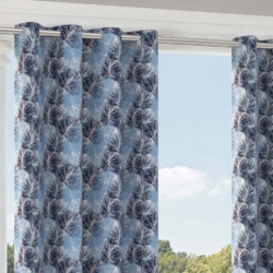 D2722 Oasis drapery fabric on window treatments