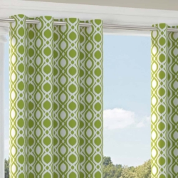 D2728 Grass drapery fabric on window treatments