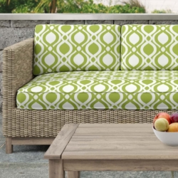 D2728 Grass fabric upholstered on furniture scene