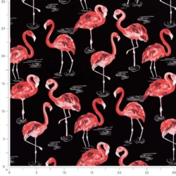 Image of D2730 Flamingo showing scale of fabric