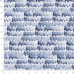 Image of D2732 Blue showing scale of fabric