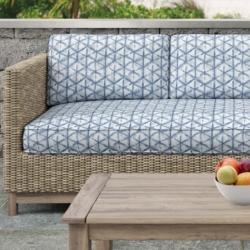 D2740 Harbor fabric upholstered on furniture scene
