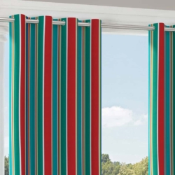 D2742 Garden drapery fabric on window treatments