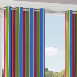 D2743 Gemstone drapery fabric on window treatments
