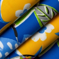 D2745 Ultramarine Upholstery Fabric Closeup to show texture