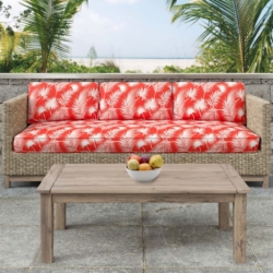 D2749 Papaya fabric upholstered on furniture scene