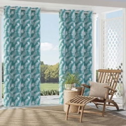 D2752 Aruba drapery fabric on window treatments