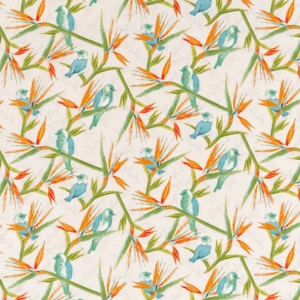 D2753 Tropical Outdoor upholstery and drapery fabric by the yard full size image
