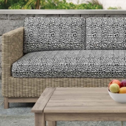 D2762 Onyx fabric upholstered on furniture scene