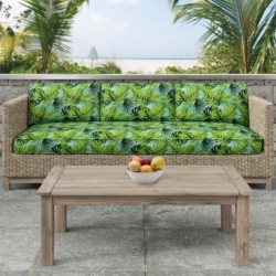 D2765 Palm fabric upholstered on furniture scene
