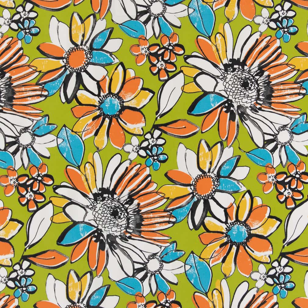 D2770 Chartreuse - Charlotte Fabrics