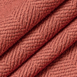 D2872 Coral Upholstery Fabric Closeup to show texture