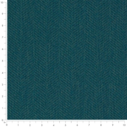 Image of D2874 Peacock showing scale of fabric