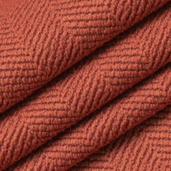 D2881 Carrot Upholstery Fabric Closeup to show texture