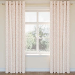 D2902 Petal drapery fabric on window treatments
