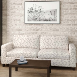 D2903 Pebble fabric upholstered on furniture scene