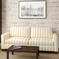 D2904 Goldenrod fabric upholstered on furniture scene