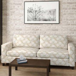 D2907 Magnolia fabric upholstered on furniture scene
