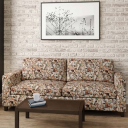 D2914 Smoke fabric upholstered on furniture scene